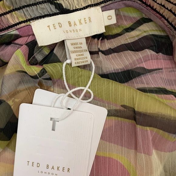 Ted‎ Baker Zeenaa Blouson Sleeve Mini Dress - Picture 7 of 9